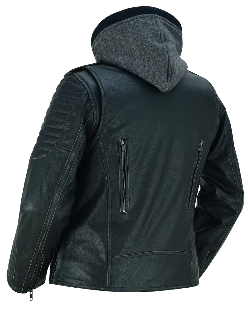 DS877 Women's M/C Jacket with Rub-Off Finish Women's Leather Motorcycle Jackets Virginia City Motorcycle Company Apparel 