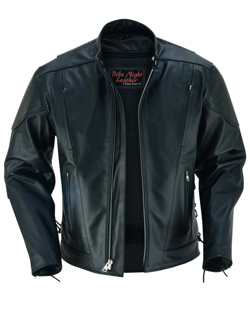 AM727 Knucklehead Men's Leather Motorcycle Jackets Virginia City Motorcycle Company Apparel 