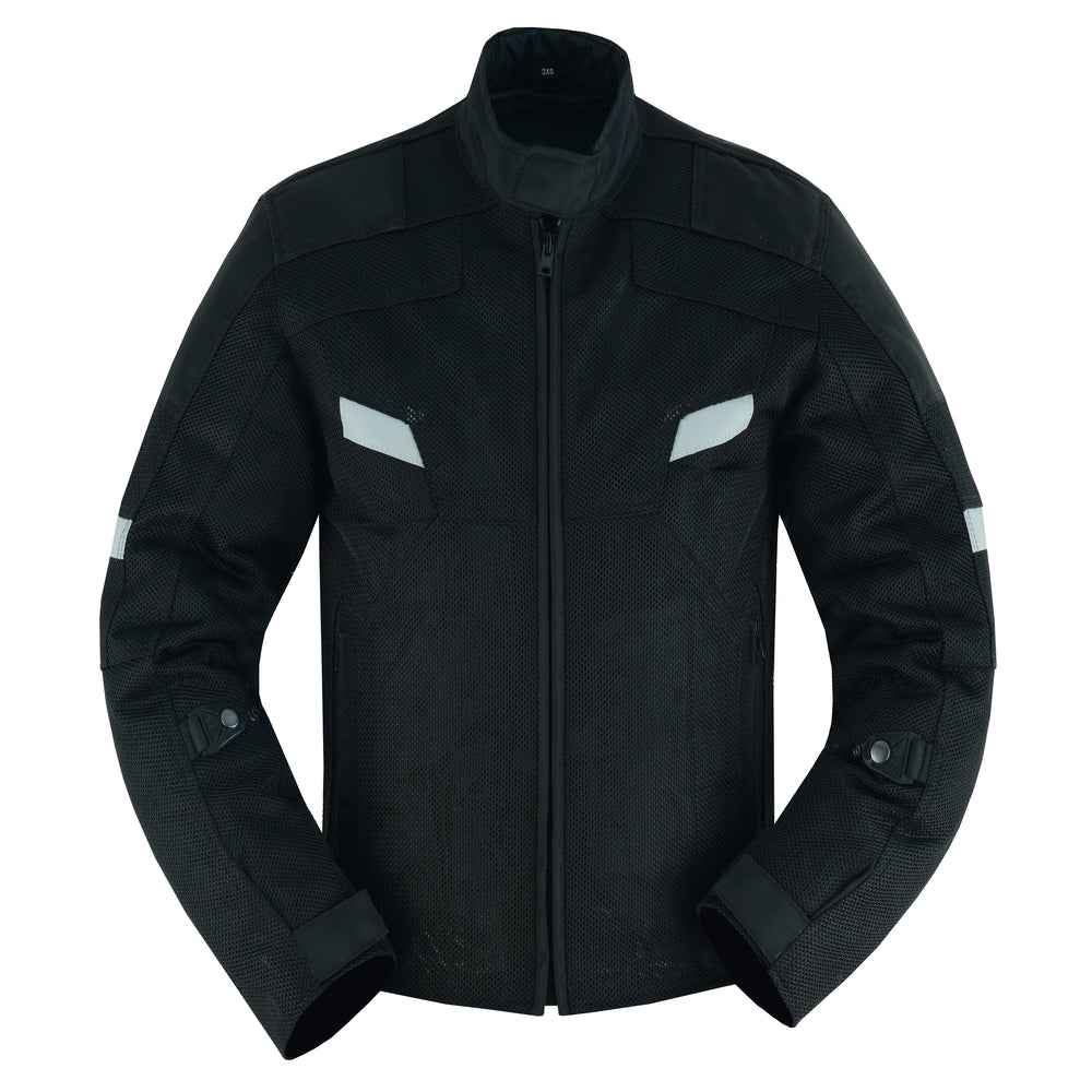 DS766 Men's Performance Mesh Jacket - Black New Arrivals Virginia City Motorcycle Company Apparel 