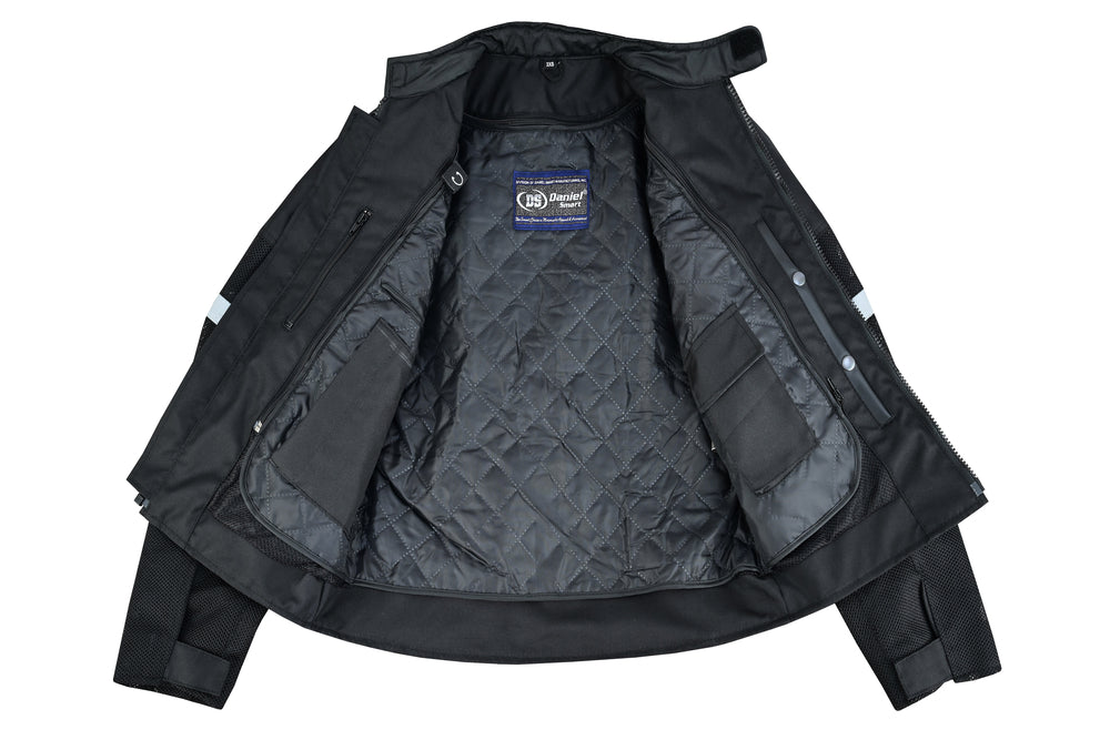 DS766 Men's Performance Mesh Jacket - Black New Arrivals Virginia City Motorcycle Company Apparel 