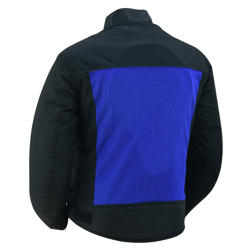 DS4641 Cross Wind - Blue Men's Jacket Virginia City Motorcycle Company Apparel 