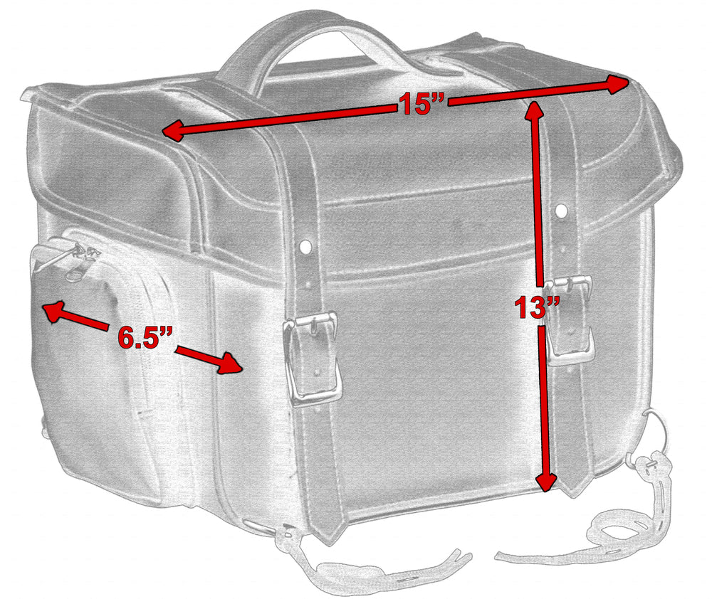 RC340 Small Sissy Bar Bag - Cooler Insert Saddle Bags Virginia City Motorcycle Company Apparel in Nevada USA