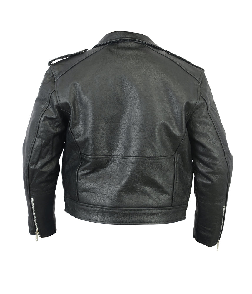 DS1722 Unisex Kid's M/C Style Jacket Kid's Leather Virginia City Motorcycle Company Apparel 