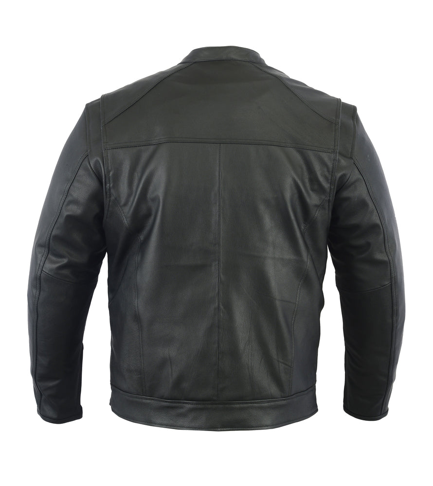 DS735 Men's Cruiser Jacket Men's Leather Motorcycle Jackets Virginia City Motorcycle Company Apparel 