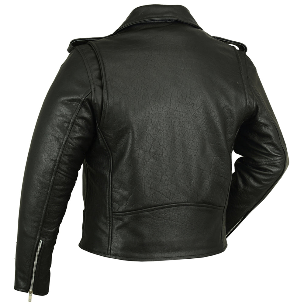 RC730 Men's Classic Plain Side Police Style Jacket Men's Jacket Virginia City Motorcycle Company Apparel in Nevada USA