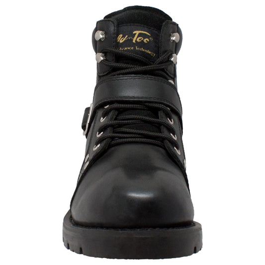9143 Men's YKK Zipper Biker Boot-Black Men's Motorcycle Boots Virginia City Motorcycle Company Apparel 