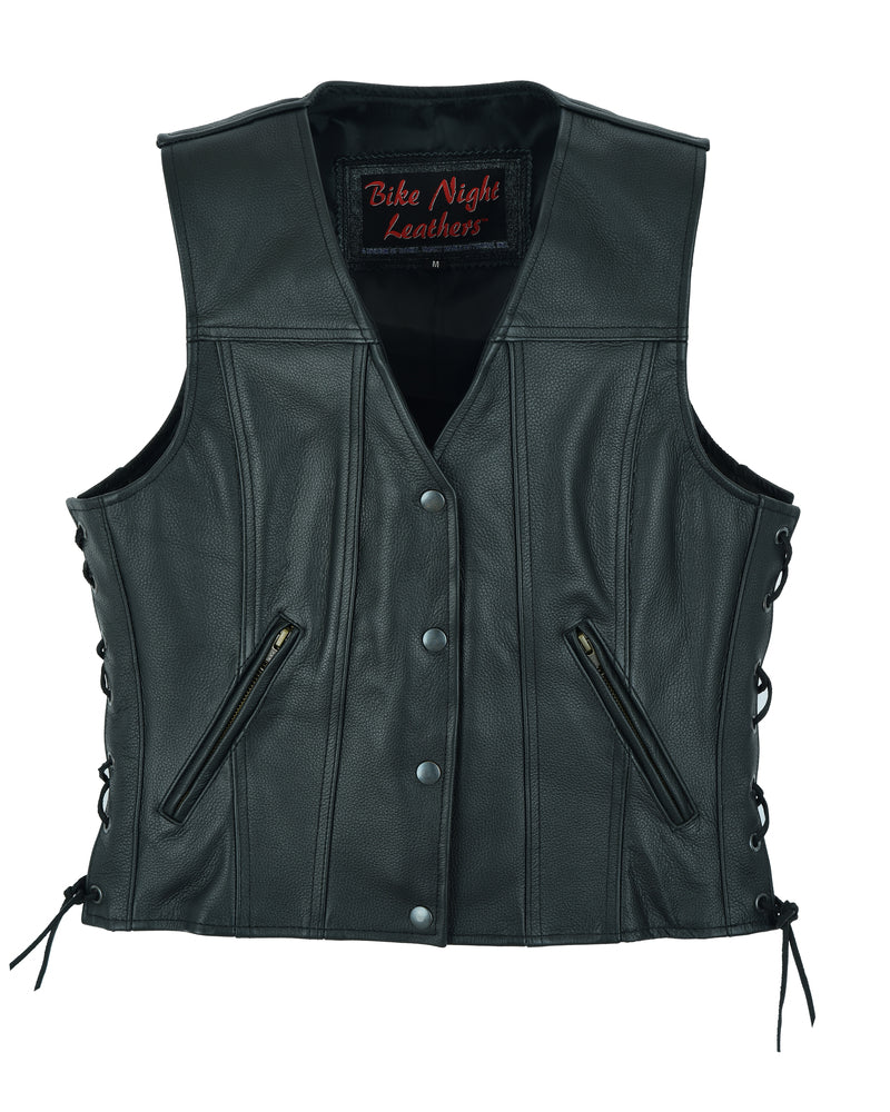 DS203 Her Miles Single Panel Concealment Vest Women's Vests Virginia City Motorcycle Company Apparel 