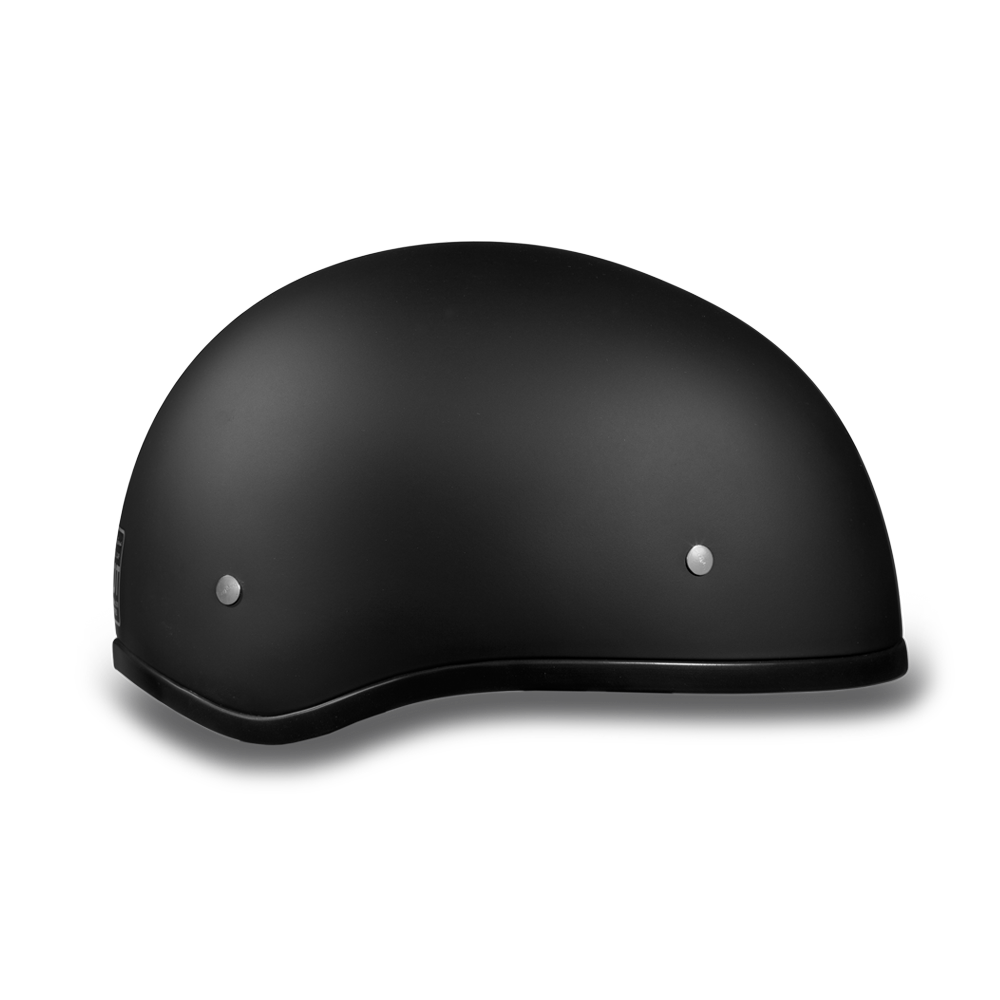 D1-BNS D.O.T. DAYTONA SKULL CAP W/O VISOR - DULL BLACK 1/2 Shell Helmets Virginia City Motorcycle Company Apparel 