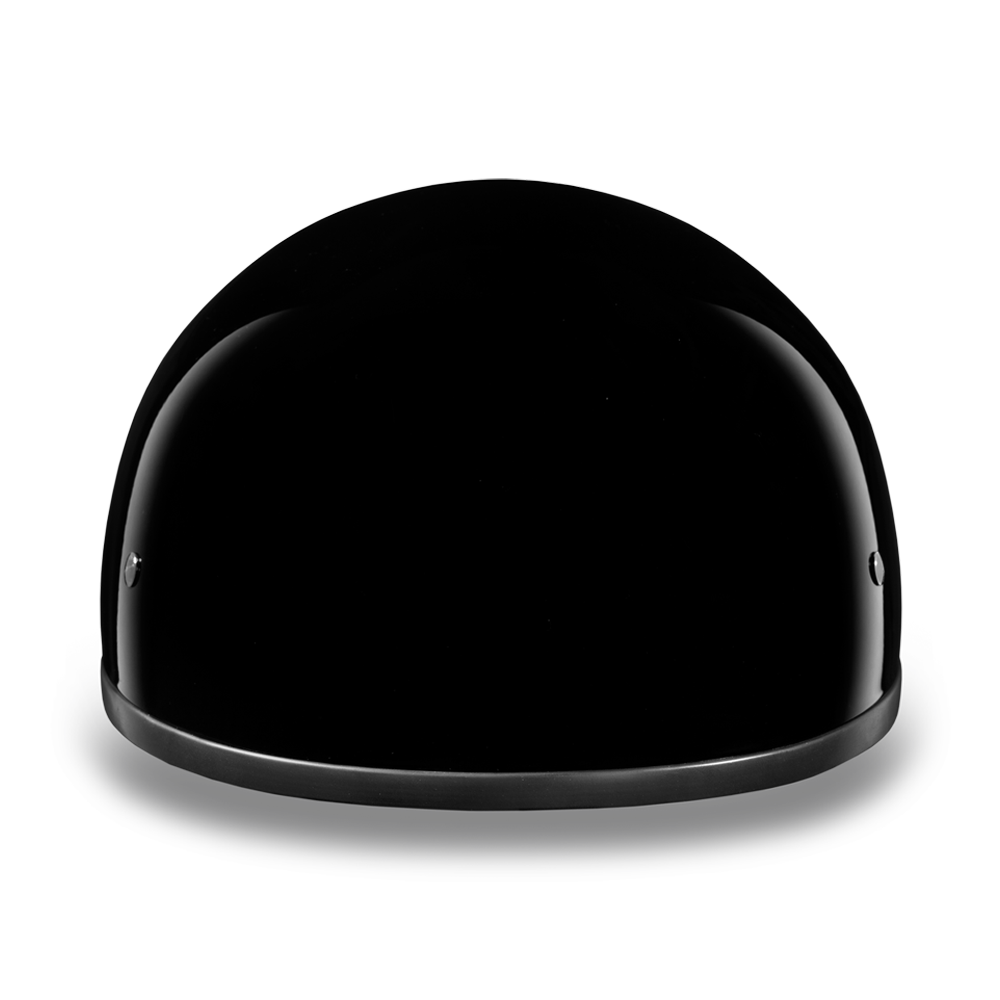 D1-ANS D.O.T. DAYTONA SKULL CAP W/O VISOR - HI-GLOSS BLACK 1/2 Shell Helmets Virginia City Motorcycle Company Apparel 