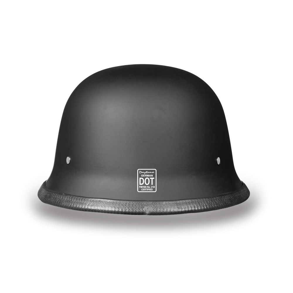 G1-B D.O.T. GERMAN - DULL BLACK German Helmets Virginia City Motorcycle Company Apparel 