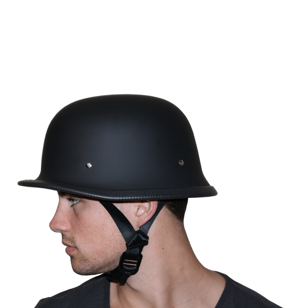 G1-B D.O.T. GERMAN - DULL BLACK German Helmets Virginia City Motorcycle Company Apparel 