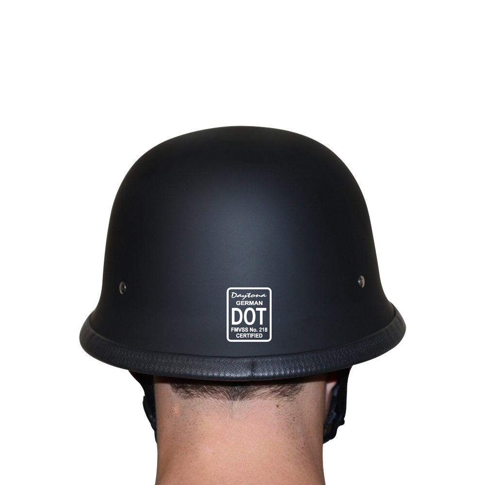 G1-A D.O.T. GERMAN - HI-GLOSS BLACK German Helmets Virginia City Motorcycle Company Apparel 