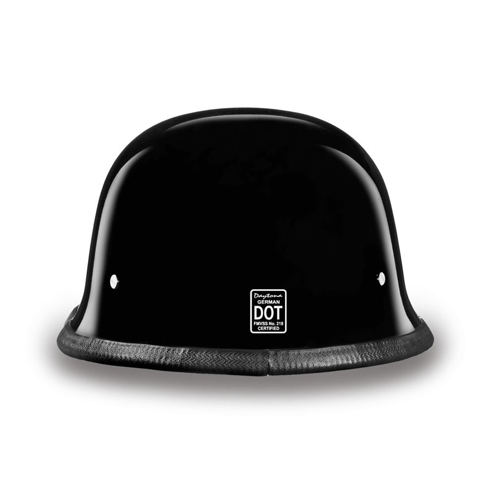 G1-A D.O.T. GERMAN - HI-GLOSS BLACK German Helmets Virginia City Motorcycle Company Apparel 