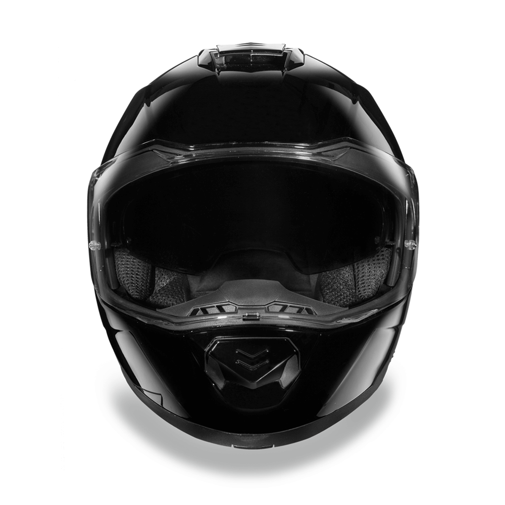 MG1-A D.O.T. DAYTONA GLIDE - HI-GLOSS BLACK Modular Helmets Virginia City Motorcycle Company Apparel 