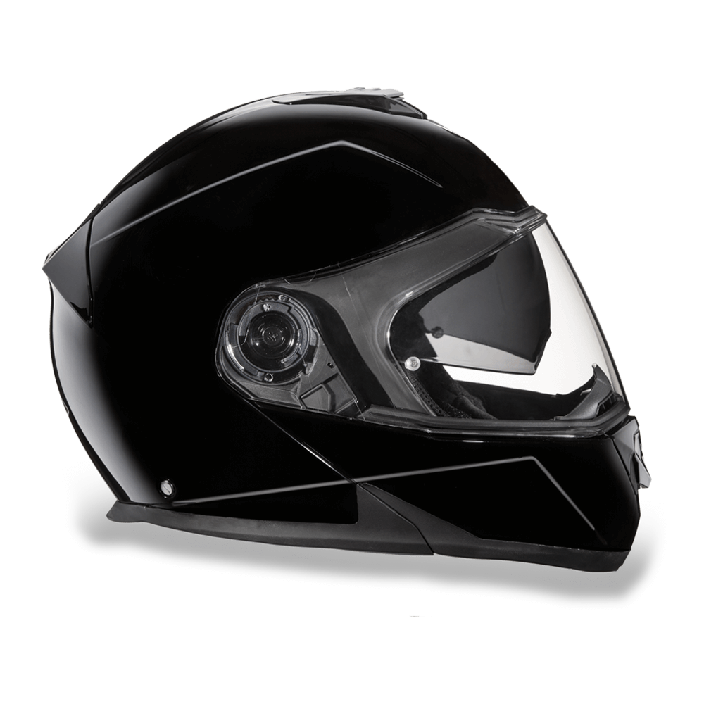 MG1-A D.O.T. DAYTONA GLIDE - HI-GLOSS BLACK Modular Helmets Virginia City Motorcycle Company Apparel 