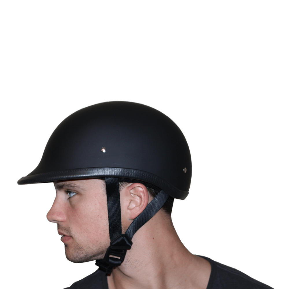 H1-A D.O.T. HAWK: HI-GLOSS BLACK Polo Style Helmets Virginia City Motorcycle Company Apparel 