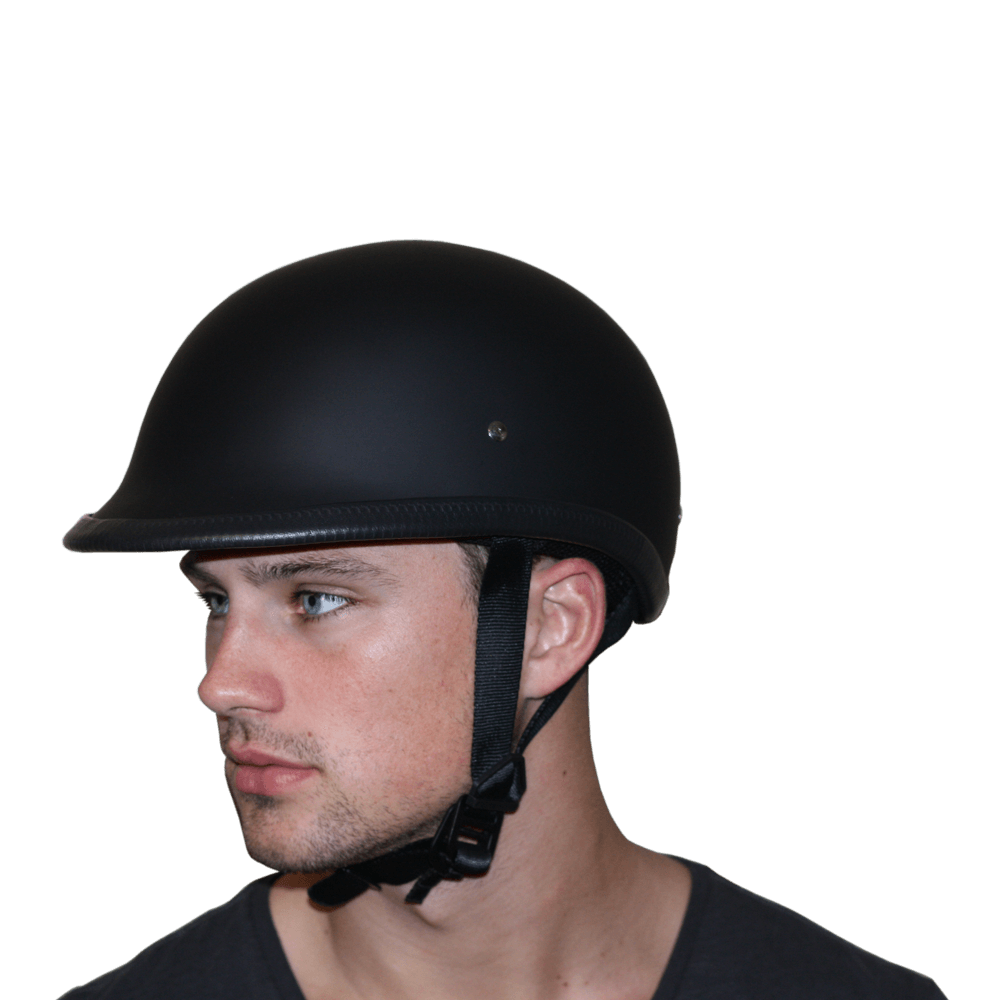 H1-A D.O.T. HAWK: HI-GLOSS BLACK Polo Style Helmets Virginia City Motorcycle Company Apparel 