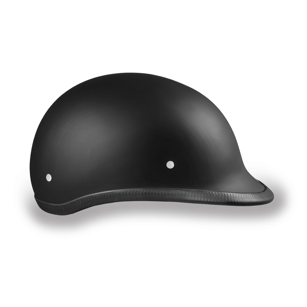 H1-B D.O.T. HAWK: DULL BLACK Polo Style Helmets Virginia City Motorcycle Company Apparel 