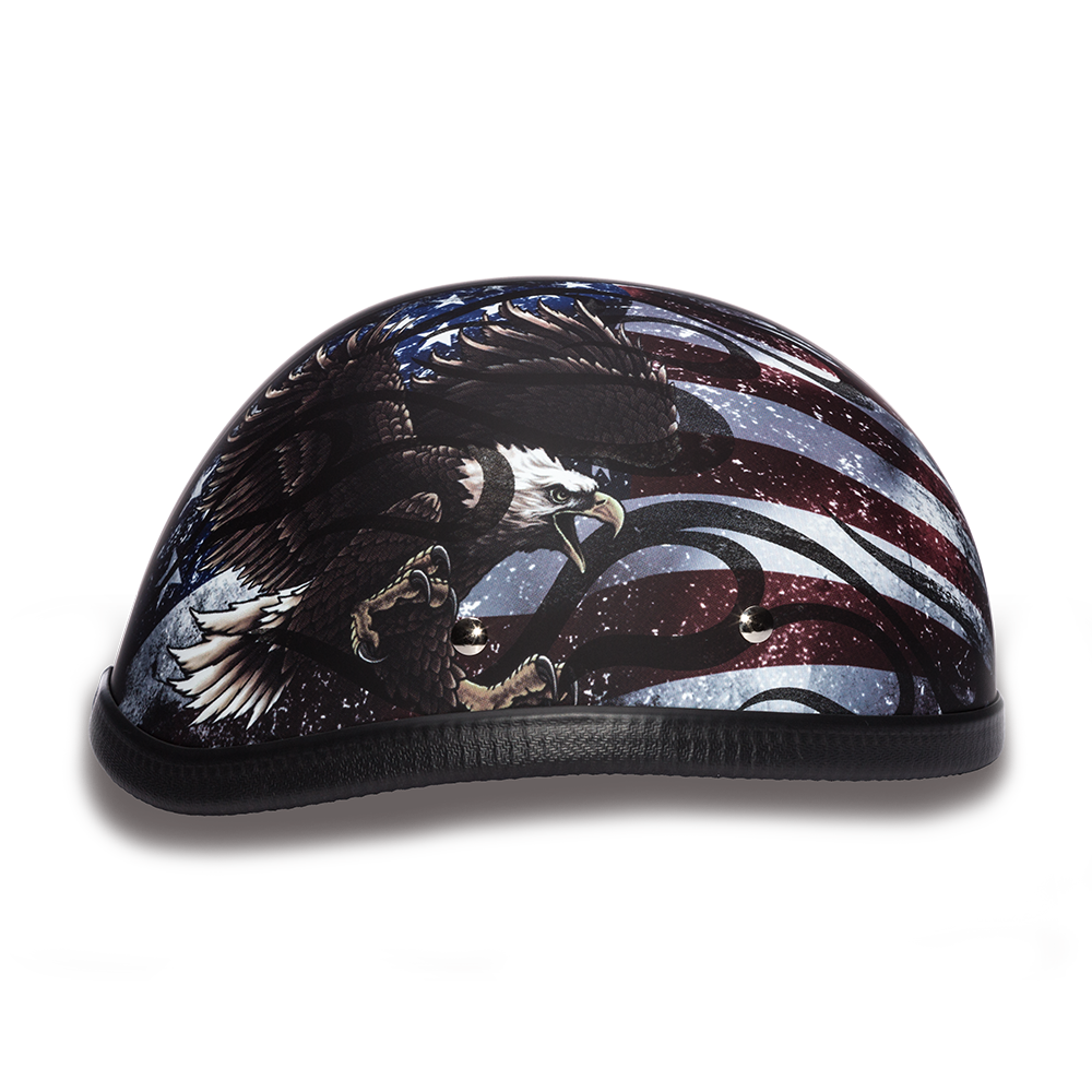 6002USA EAGLE- W/ FLAMES USA Non-DOT Eagle Novelty Virginia City Motorcycle Company Apparel 