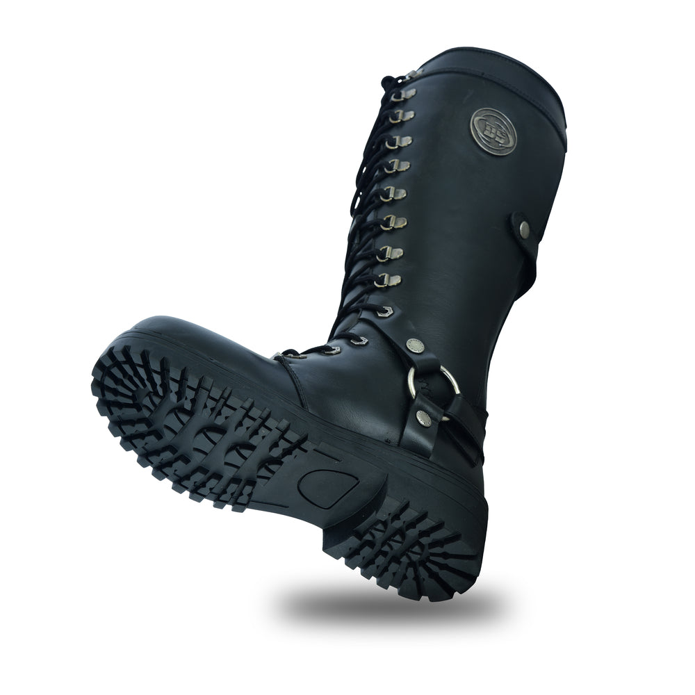 Women's lace up motorcycle boots discount