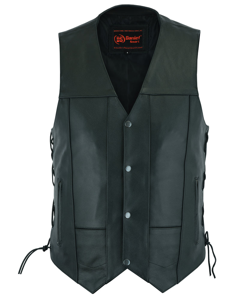 DS100 Men's Ten Pocket Utility Vest Men's Vests Virginia City Motorcycle Company Apparel 