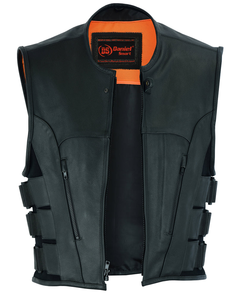 DS007 Men's Updated SWAT Team Style Vest Men's Vests Virginia City Motorcycle Company Apparel 