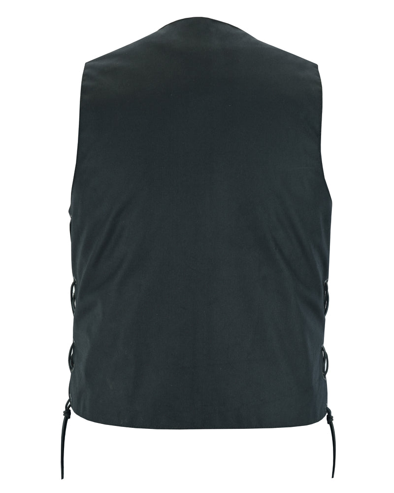 DS113 Men's Textile Ten Pocket Utility Vest Men's Vests Virginia City Motorcycle Company Apparel 