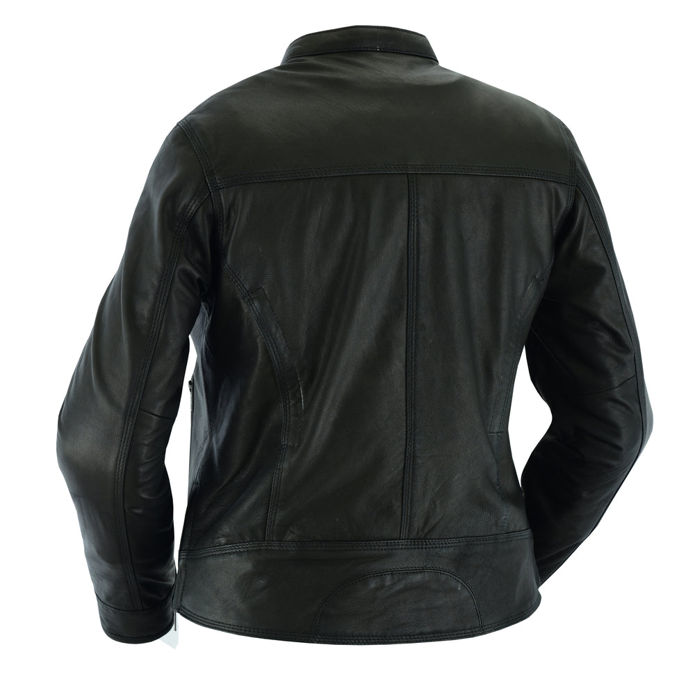 DS833 She Speeds Women's Leather Motorcycle Jackets Virginia City Motorcycle Company Apparel 