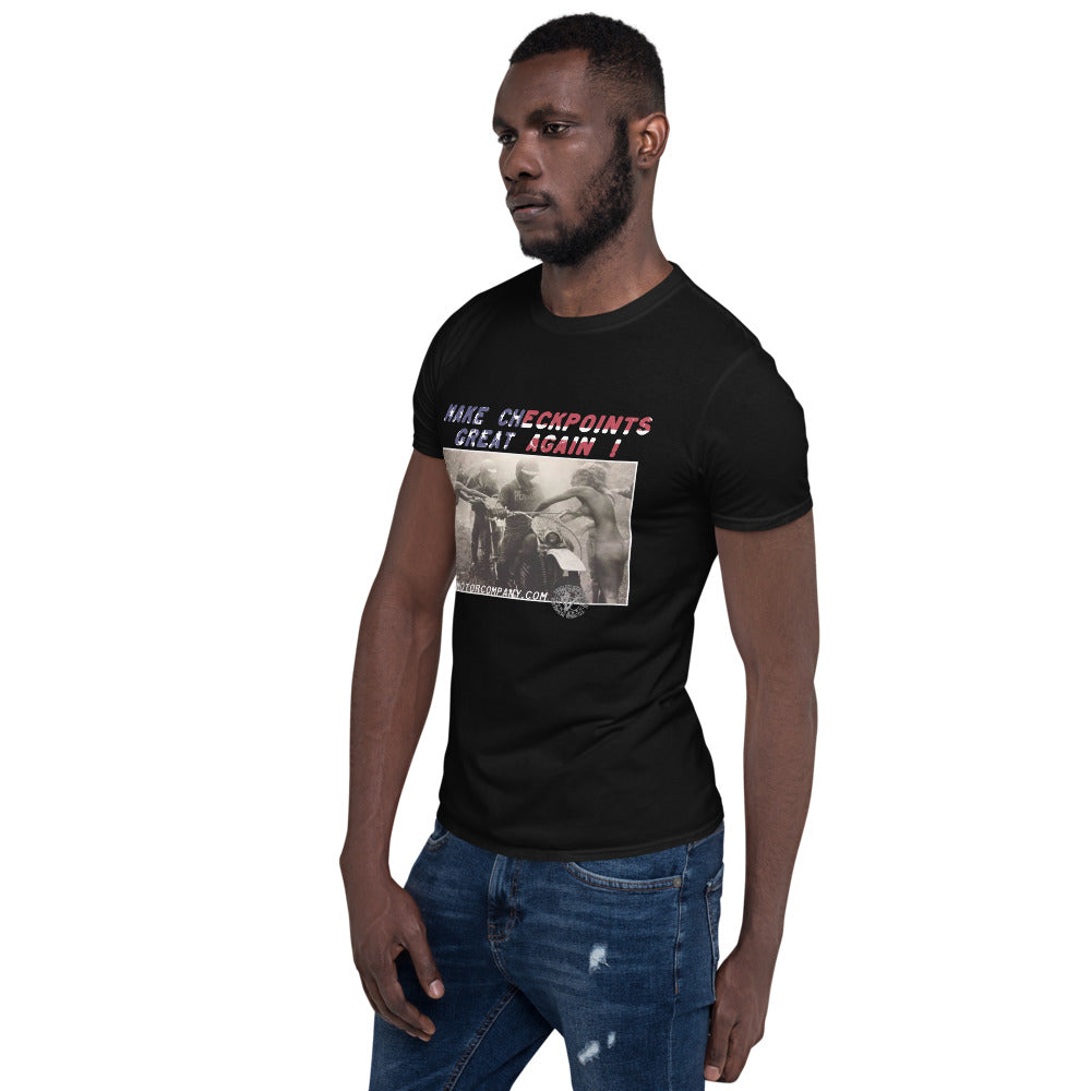 Make Checkpoints Great Again - Men's Dirt Bike Motocross T-Shirt Men's T-Shirt Virginia City Motorcycle Company Apparel 