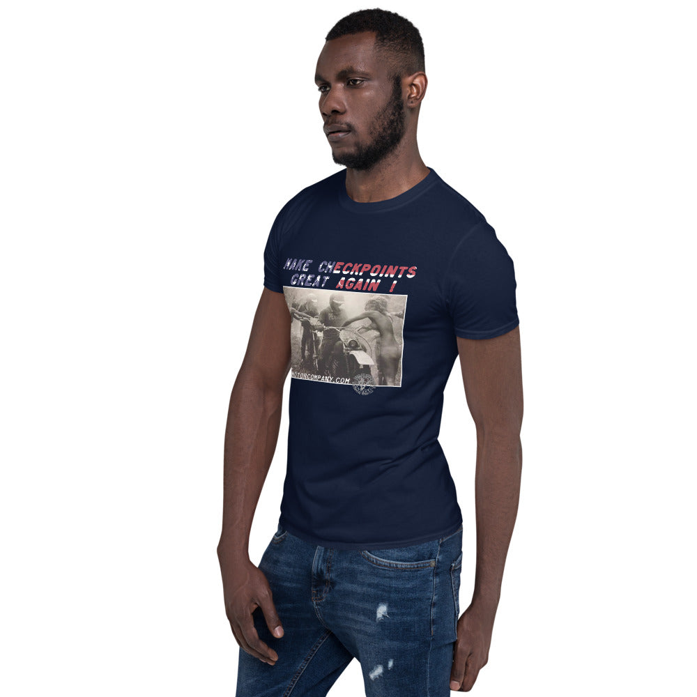 Make Checkpoints Great Again - Men's Dirt Bike Motocross T-Shirt Men's T-Shirt Virginia City Motorcycle Company Apparel 