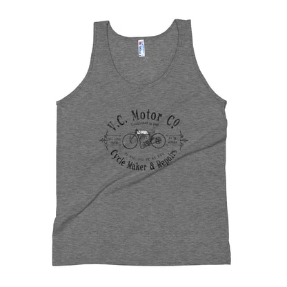 Vintage Cycle Maker Logo Men's Motorcycle Tank Top Men's Tank Top Virginia City Motorcycle Company Apparel 